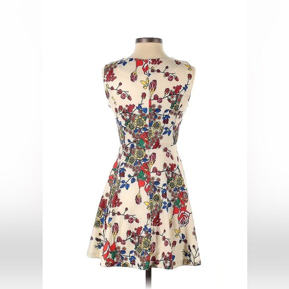 Eyekepper fit and flare floral print mini dress, size 0 - Picture 2 of 8